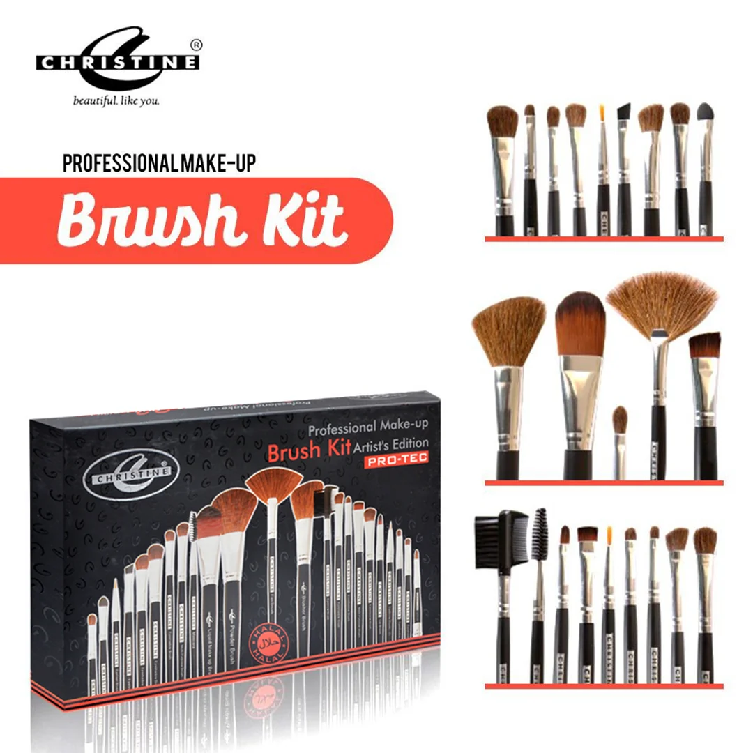 CHRISTINE PERFOSHNIL MAKEUP BRUSH KIT